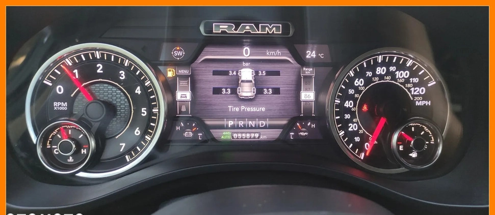 Dodge RAM cena 170950 przebieg: 55879, rok produkcji 2021 z Bochnia małe 232